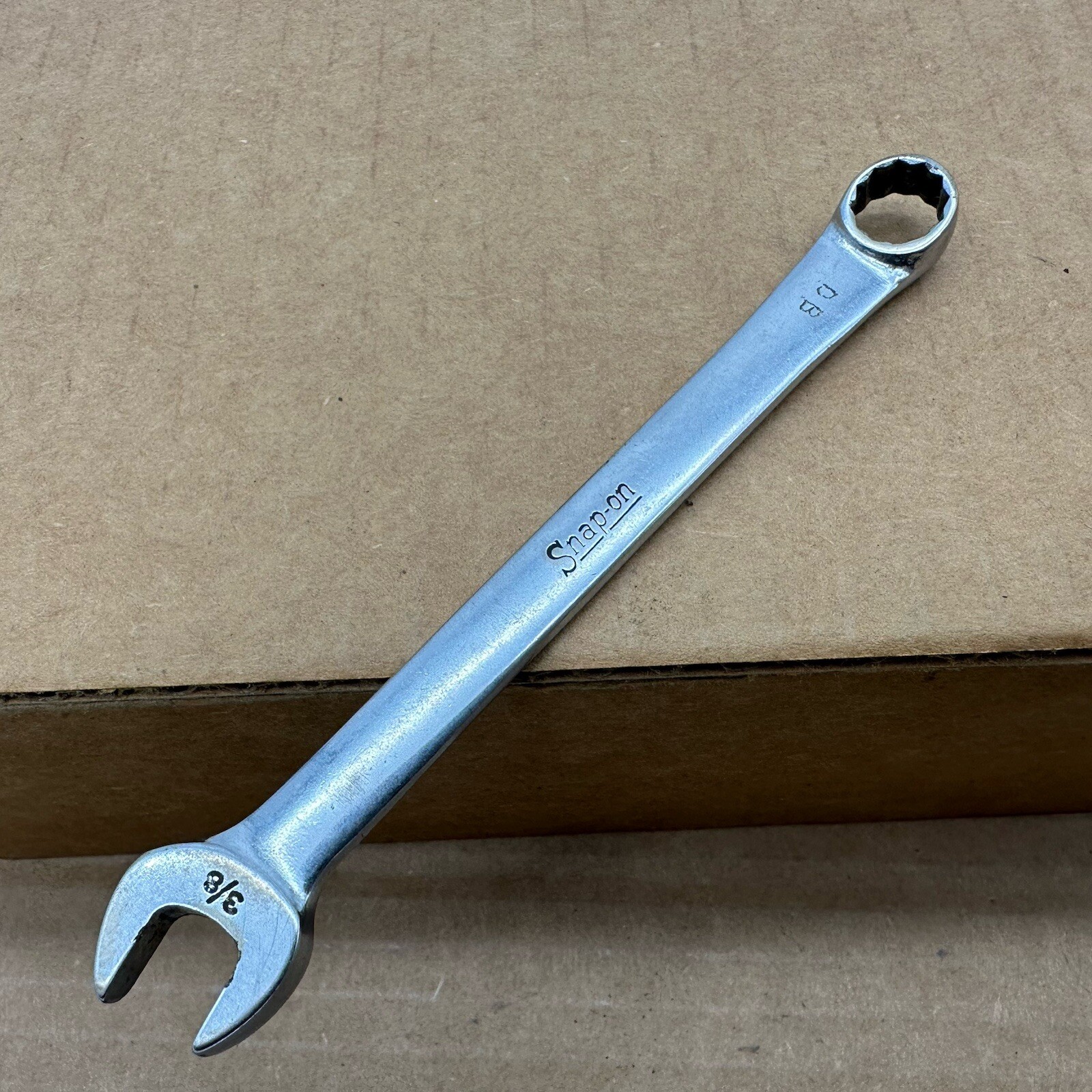Snap-on Tools USA 12PT 12 Point 3/8″ SAE Chrome Combination Wrench OEX120