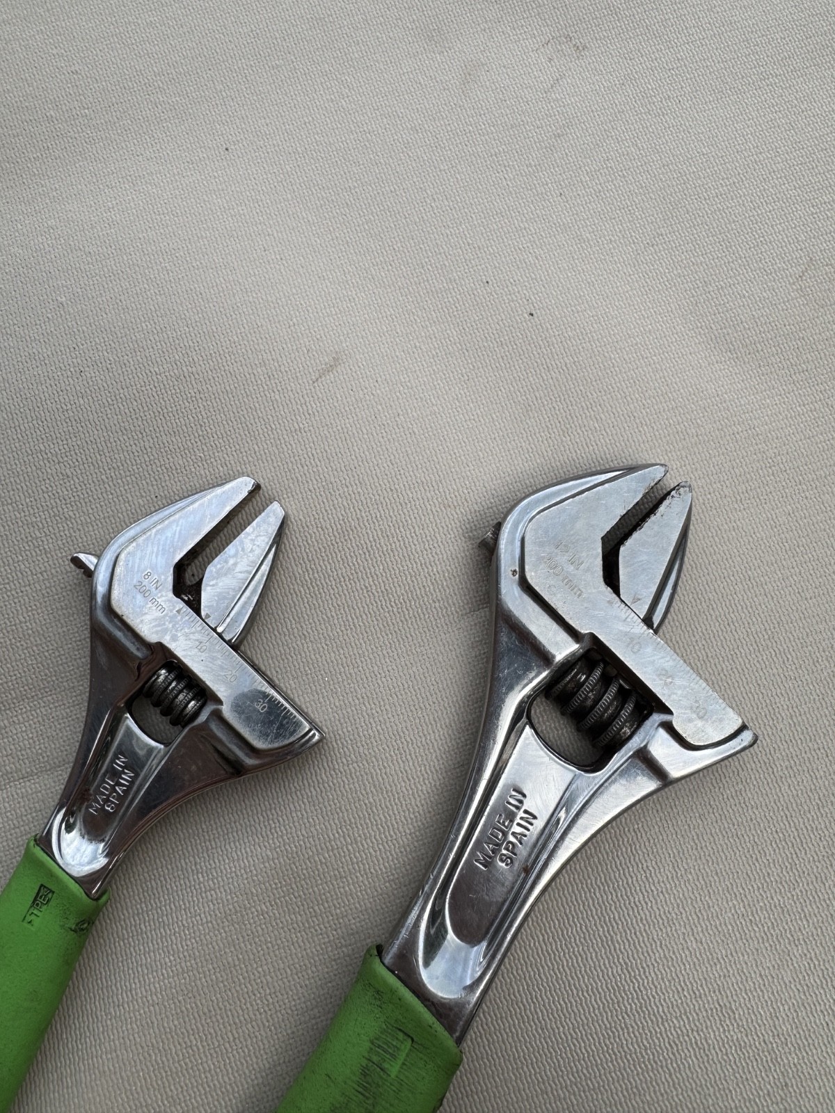 Snap-on™ 8″ 12″ Green Flank Drive Plus Adjustable Wrench Set FADH702C1G