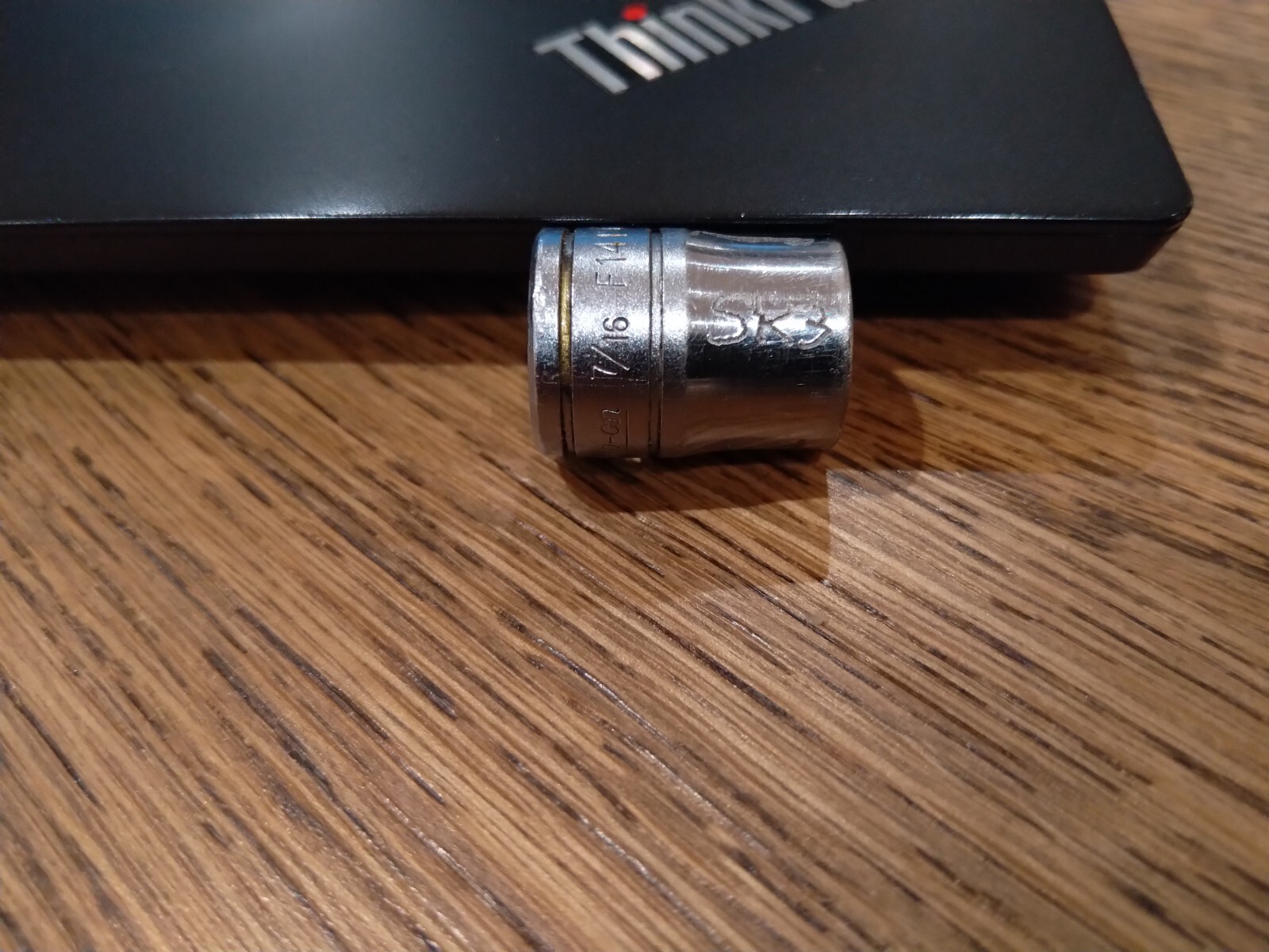 Snap-on USA 3/8″ Drive 12-Point SAE 7/16″ Flank Drive Shallow Socket F141 21gram