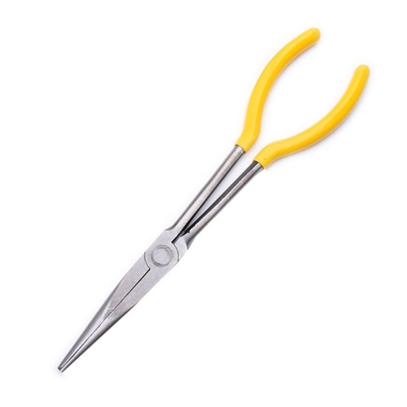 Pliers Plug Cable Puller Long Needle Nose Plier Wire Cutter Hose Clamp Hand Tool
