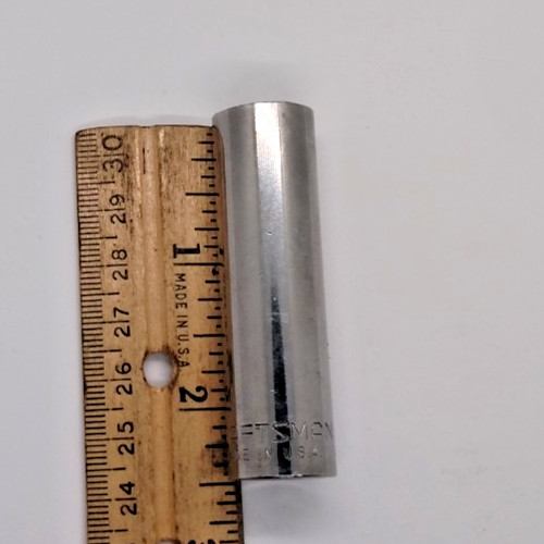 Vintage Craftsman 3/8″ Drive 1/2″ 12 Point Deep Socket SAE G 43312 USA
