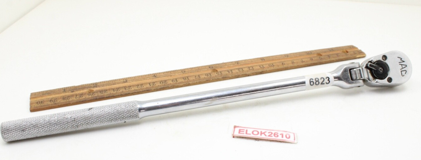 Mac Tools XR13FK 3/8″ Drive 13″ Long Chrome Knurled Handle Flex Head Ratchet USA