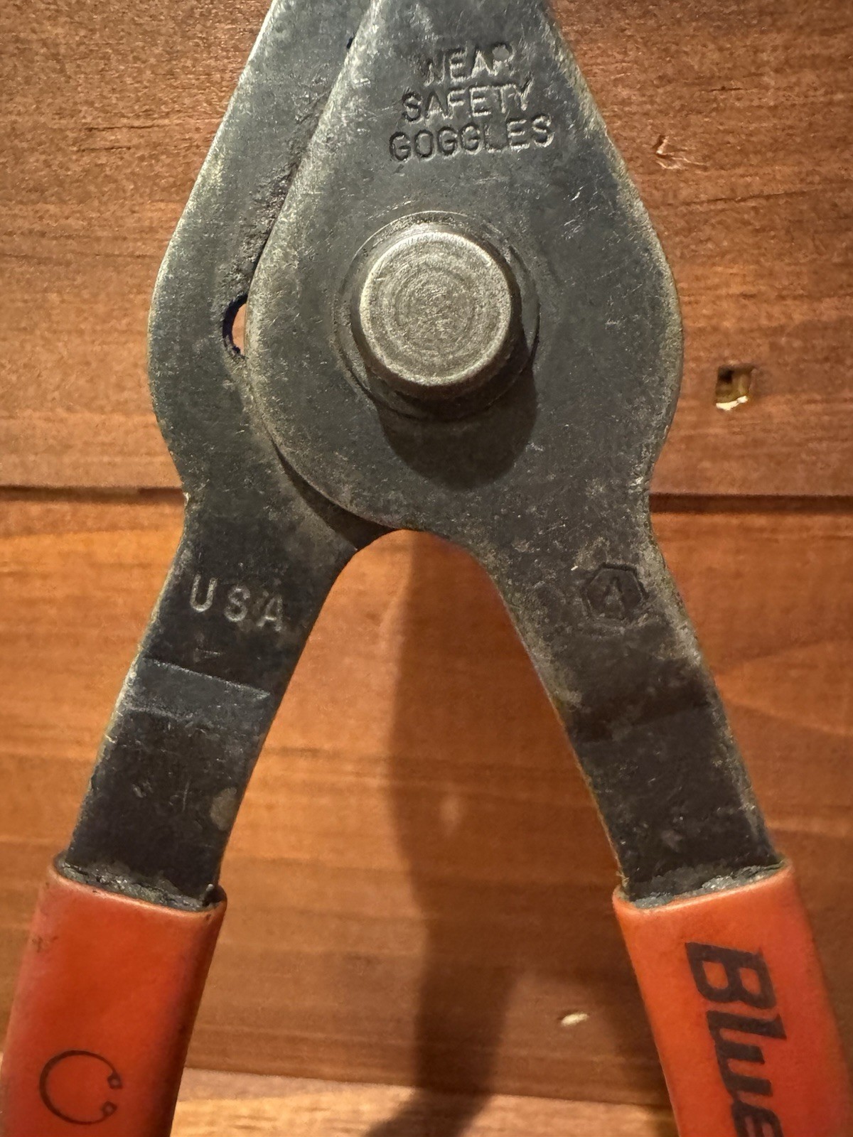 Snap-on Blue Point 6″ PR-349A Internal External Retaining Ring Pliers 90°