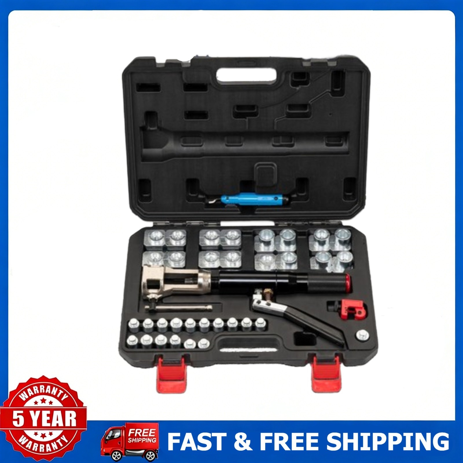 Hydraulic Brake Line Flaring Tool Kit Double Flaring Tool 45° for 3/16″ to 1/2″