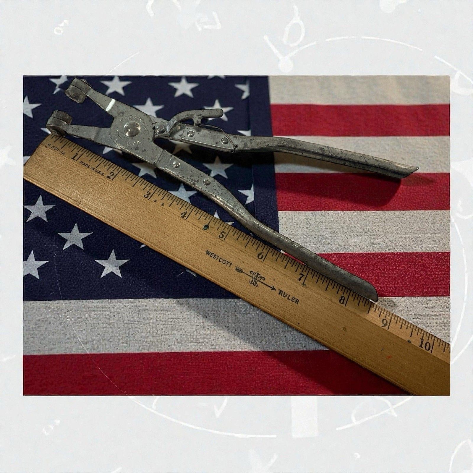 Herbrand Hose Clamp Pliers No. 175 9″ Long Vintage Mechanic Specialty Tool