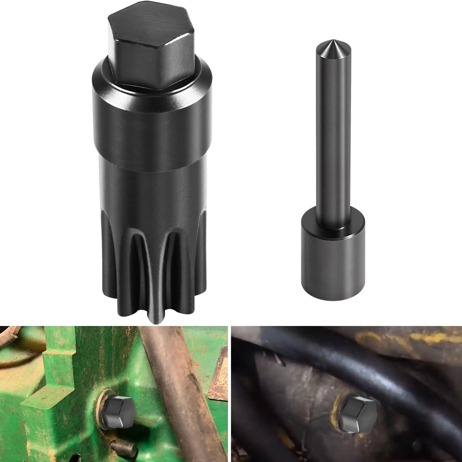 JDE83 JDE81-4 For John Deere Engine Turning Tool & Timing Pin Kit