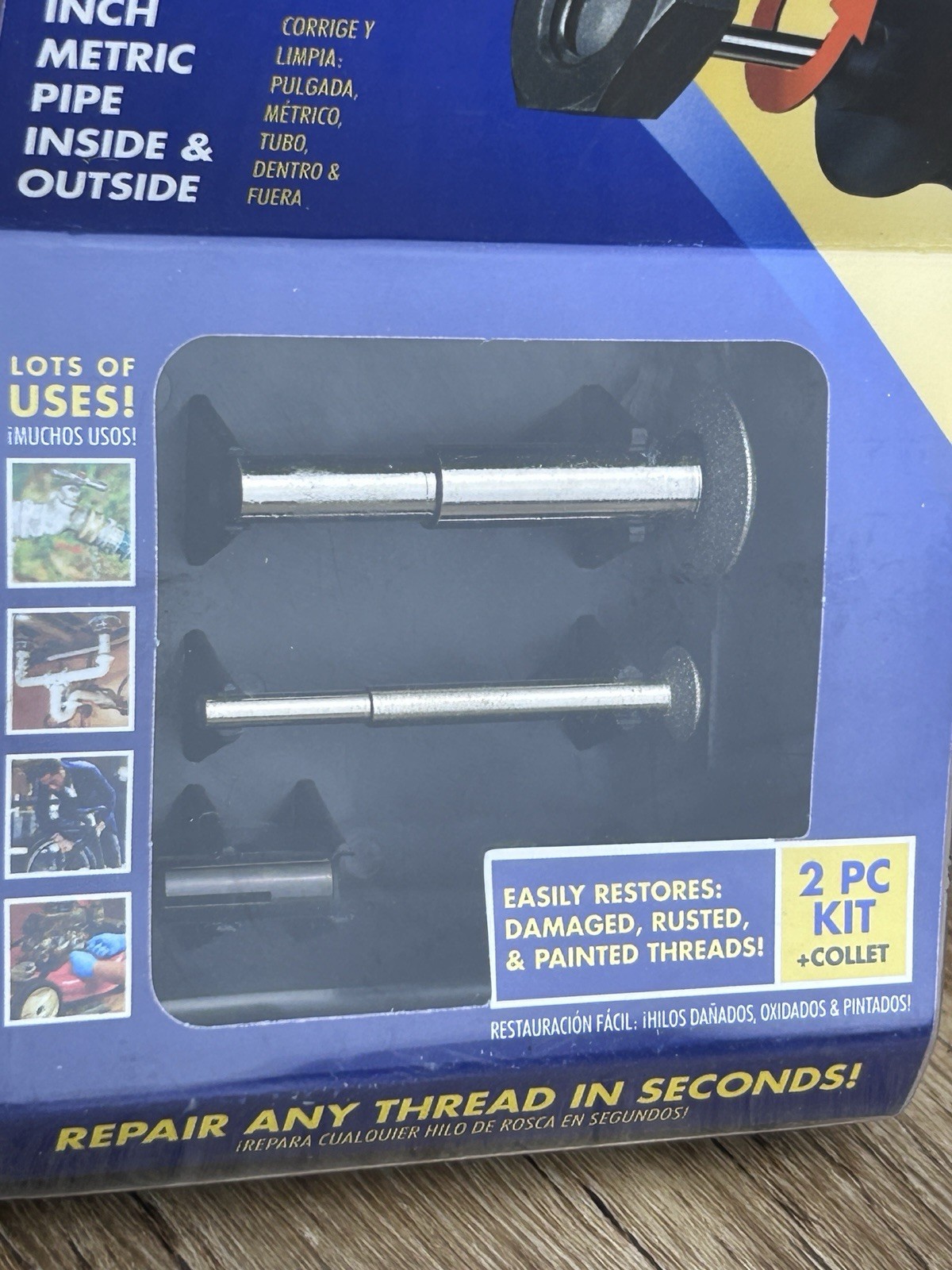 ROTARY THREAD DAMAGED THREAD REPAIR TOOL