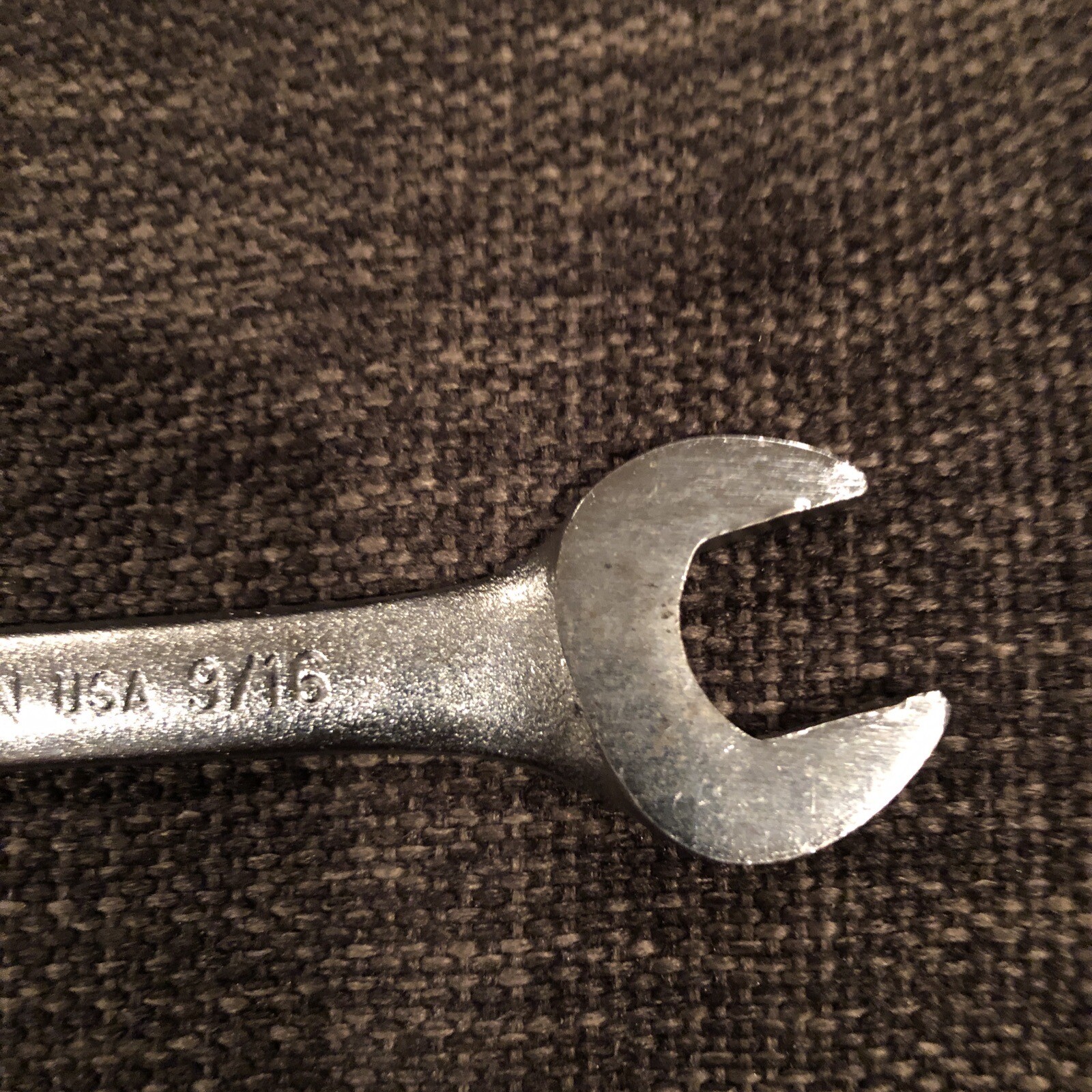 Open End Wrench 9/16 inch x 1/2 inch By Harley Davidson. See Pictures