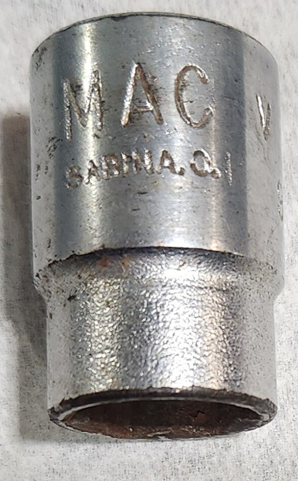 Mac Tools 1/2″ Drive 6-Point 9/16″ Shallow Socket V186 – Made In U.S.A.