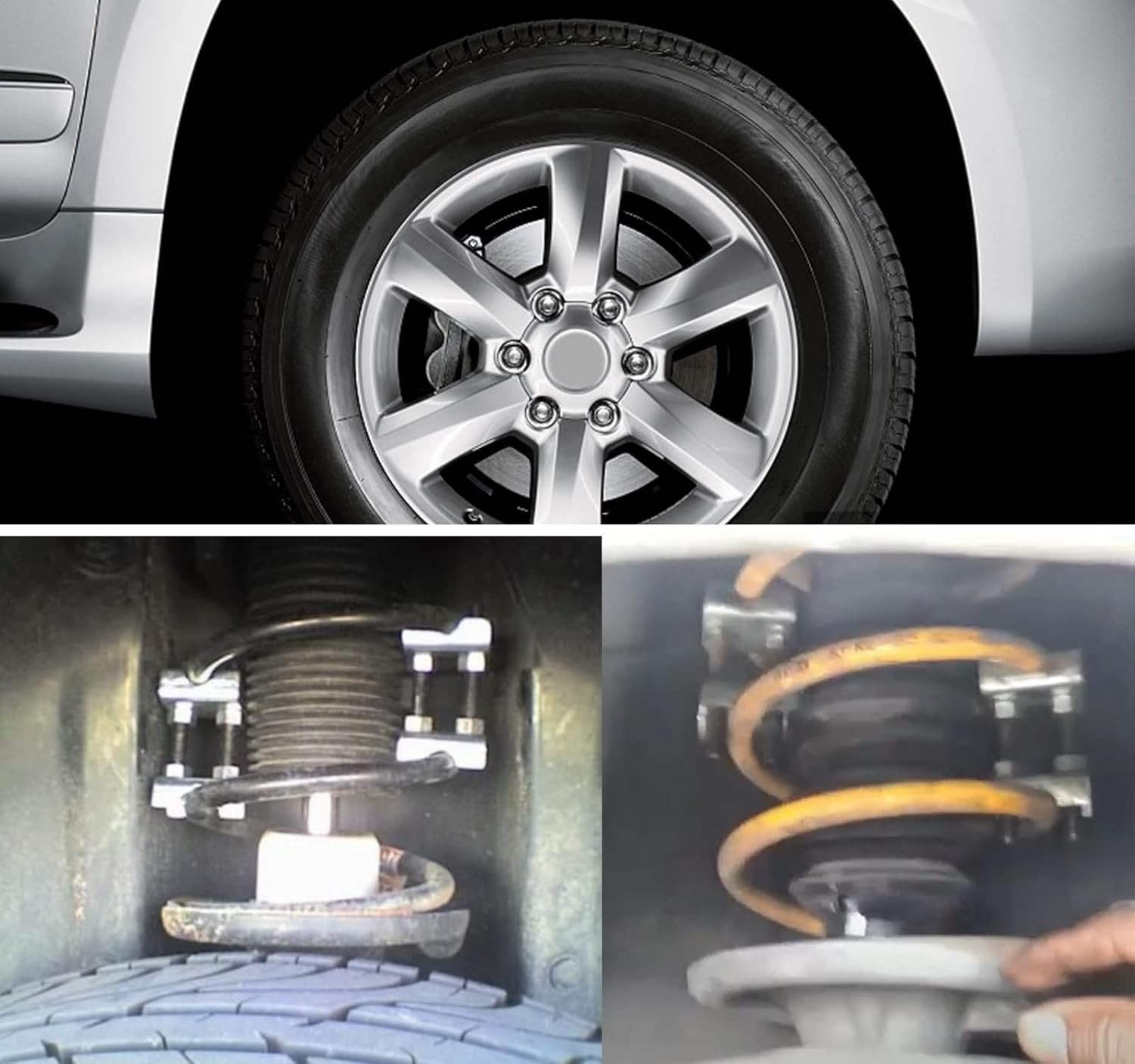 8 Pack Coil Spring Spacer Adjustable Spring Compressor Kit for Cars SUVs Trucks