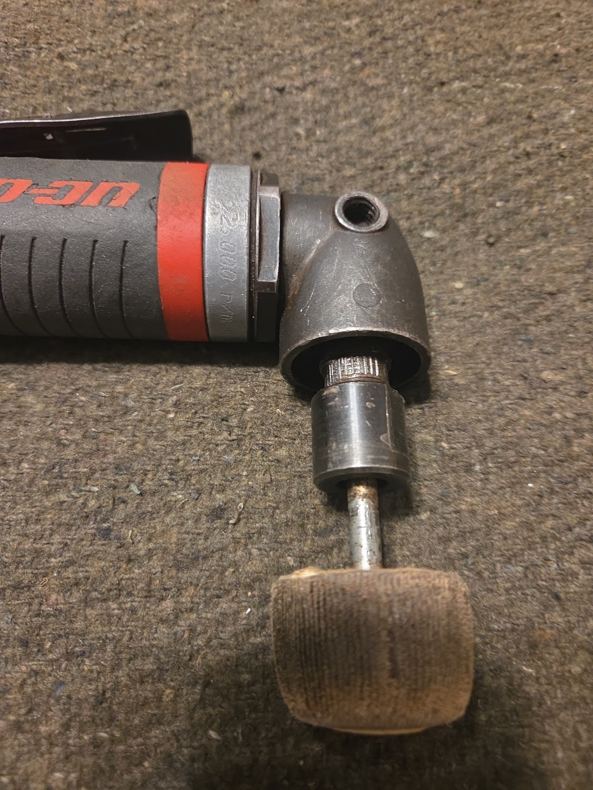 Snap-On PT410 Heavy Duty Right Angle Pneumatic Die Grinder As Is See Description