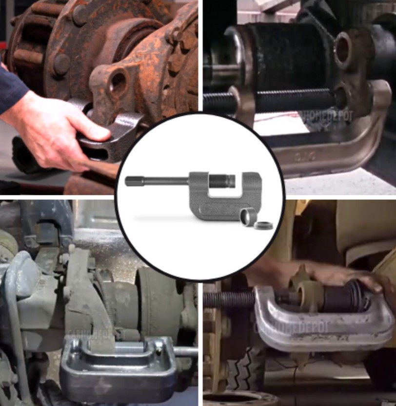Brake Anchor Pin Press 10 Ton Capacity for Semi Trucks
