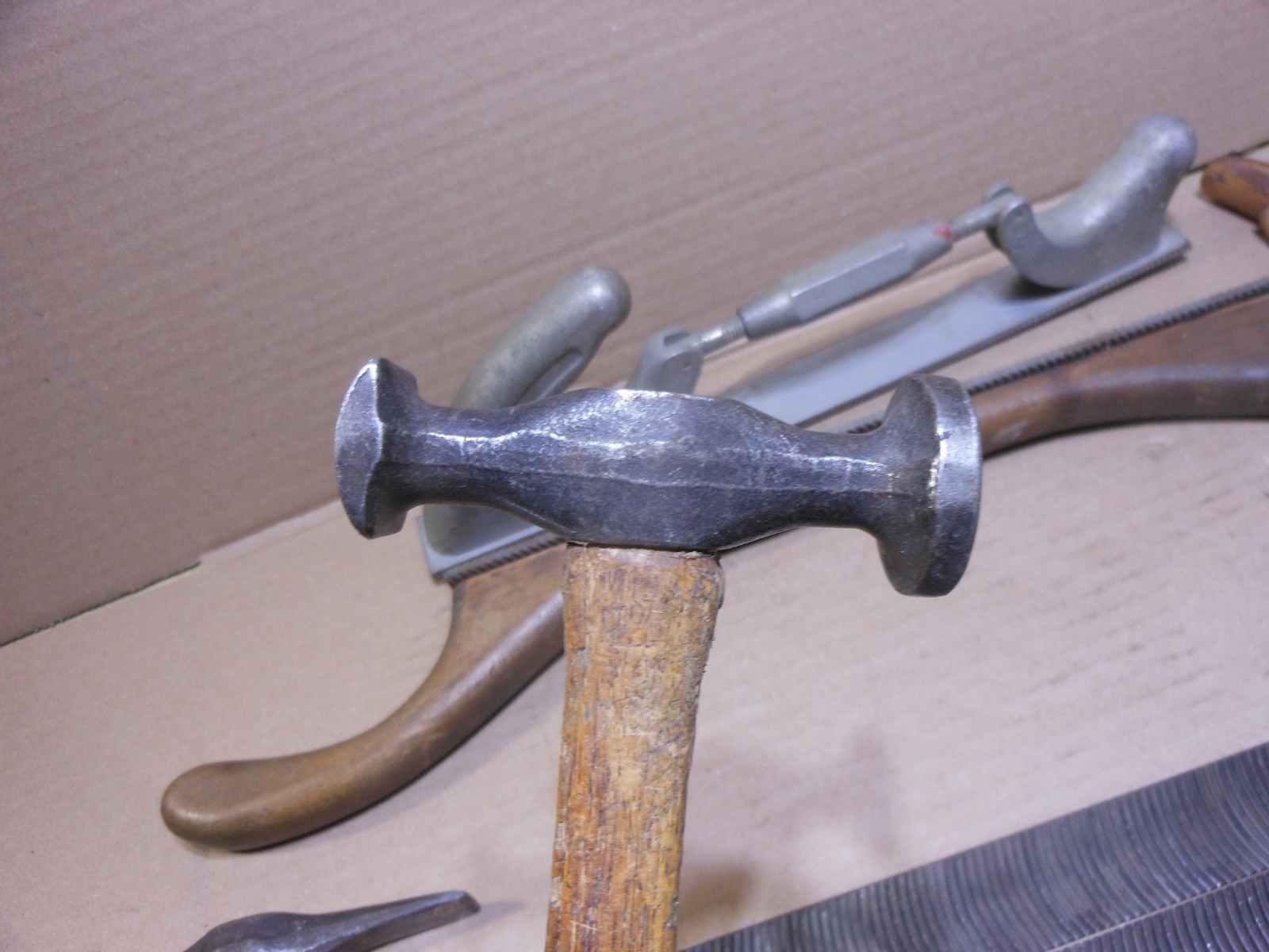Vintage Body Tool Lot – Hammers File Holders Handles Vixen Files