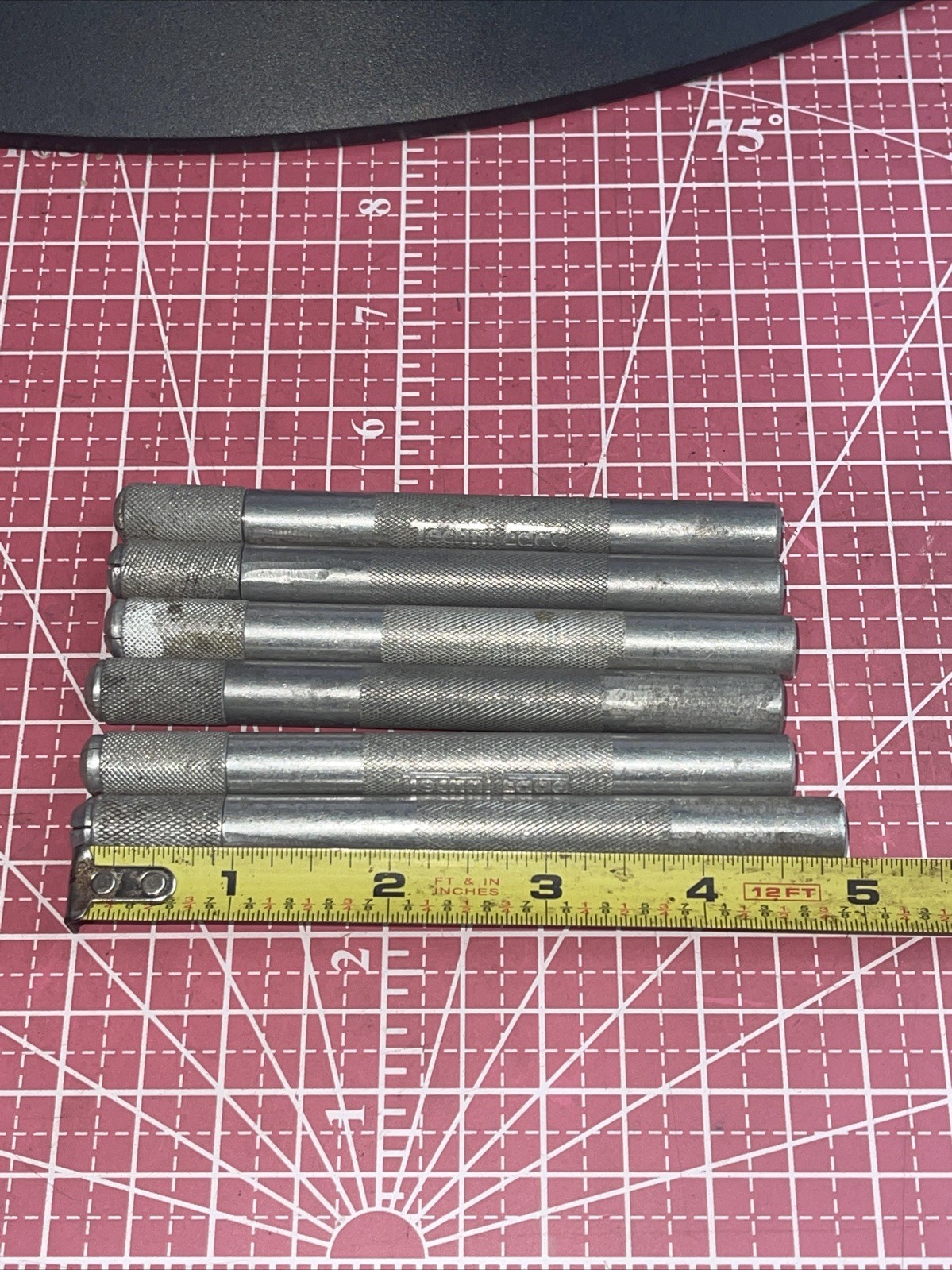 6 Vintage Techni Edge USA x-acto style Blade Handles Made USA Techniedge Xacto