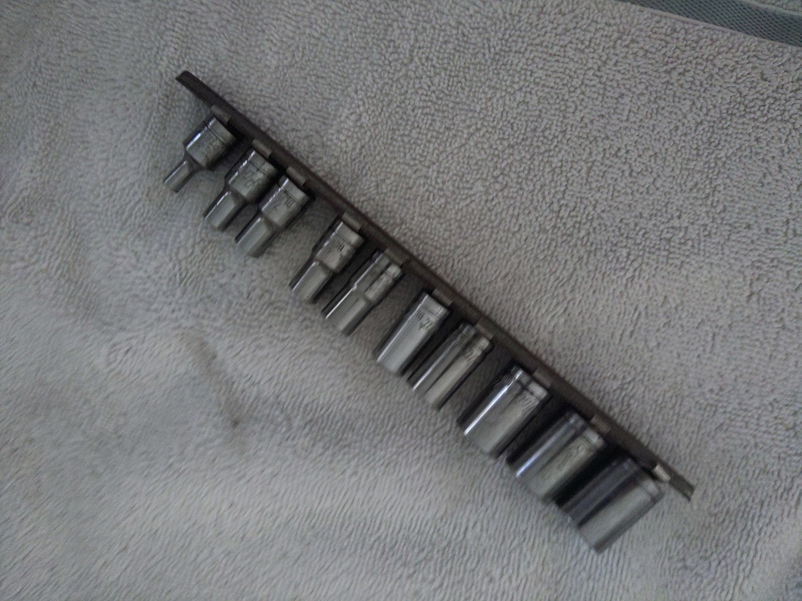 Blue Point 1/4 Drive Sae Shallow Sockets 3/16-9/16 And Deep Sockets 7/32-9/16