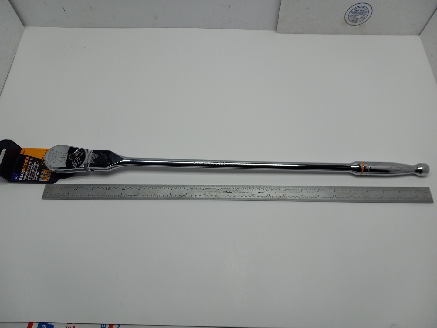 Gearwrench 81363T 1/2″ Dr 90-Tooth Locking Flex Head Teardrop Ratchet 24″