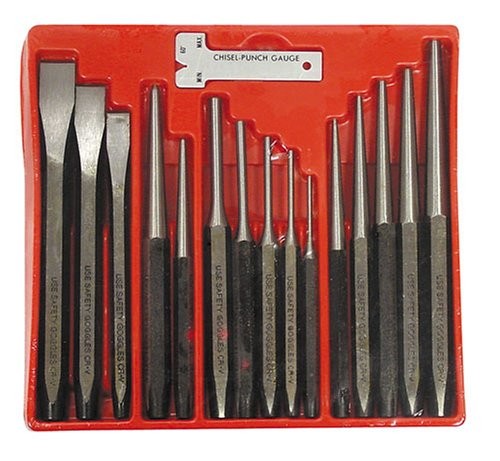 Astro Pneumatic 1600 16 Piece Punch And Chisel Set
