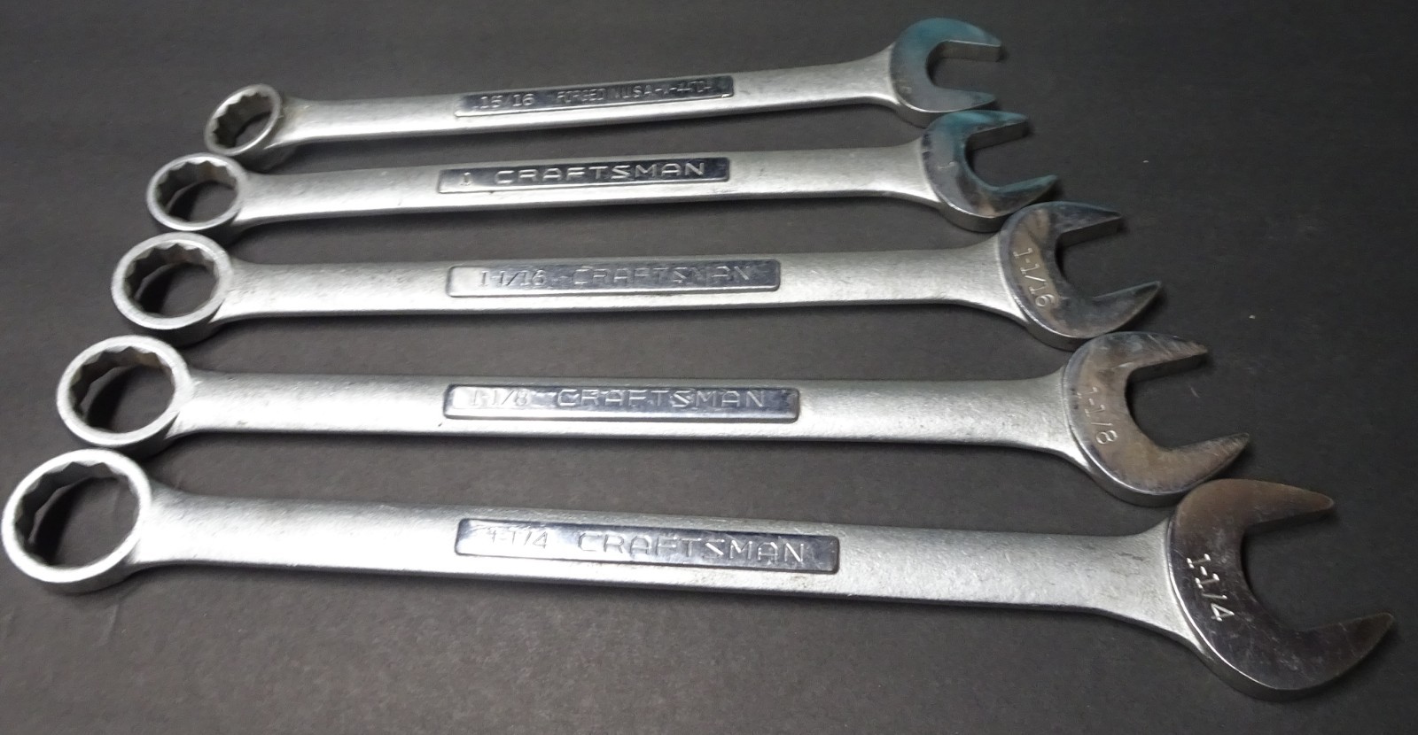 5 Craftsman Open & Box End Wrench Set V series USA 44704 44705 44706 44707 44708