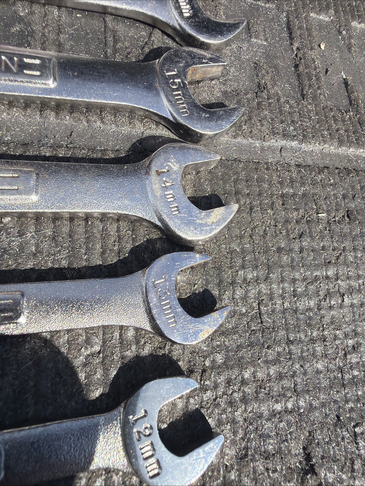10pc Sears Craftsman USA 6 Point Metric Combination Wrench Set 9-18mm Many New