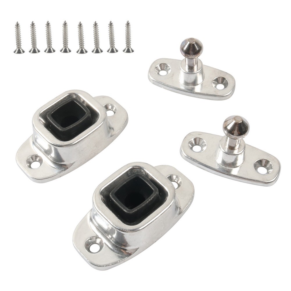 Camping Trailer Use RV Door Holder Aluminum Alloy Rubber Base Silent Operation