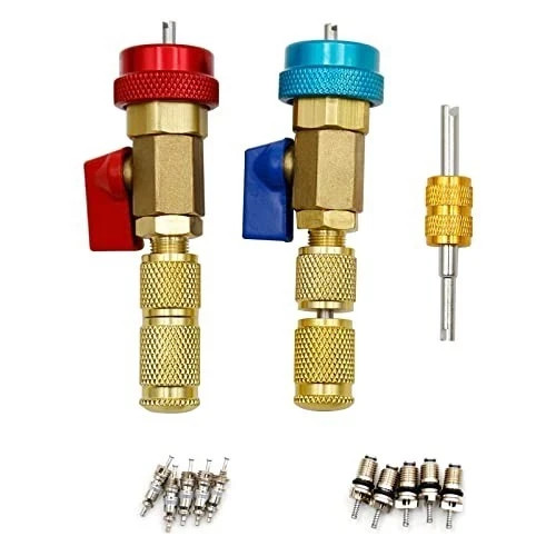 R134A Valve Core Remover Installer Tool Kit – 2 Pack for AC Refrigerant Systems