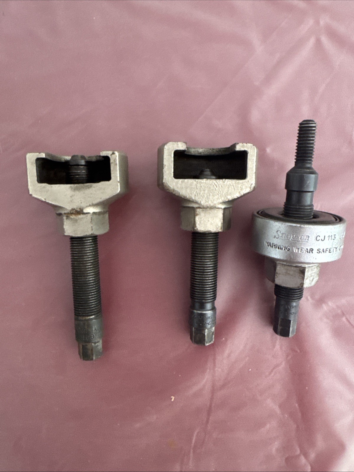 Snap On Power Steering Puller/installer Set CJ124–CJ117A-CJ113