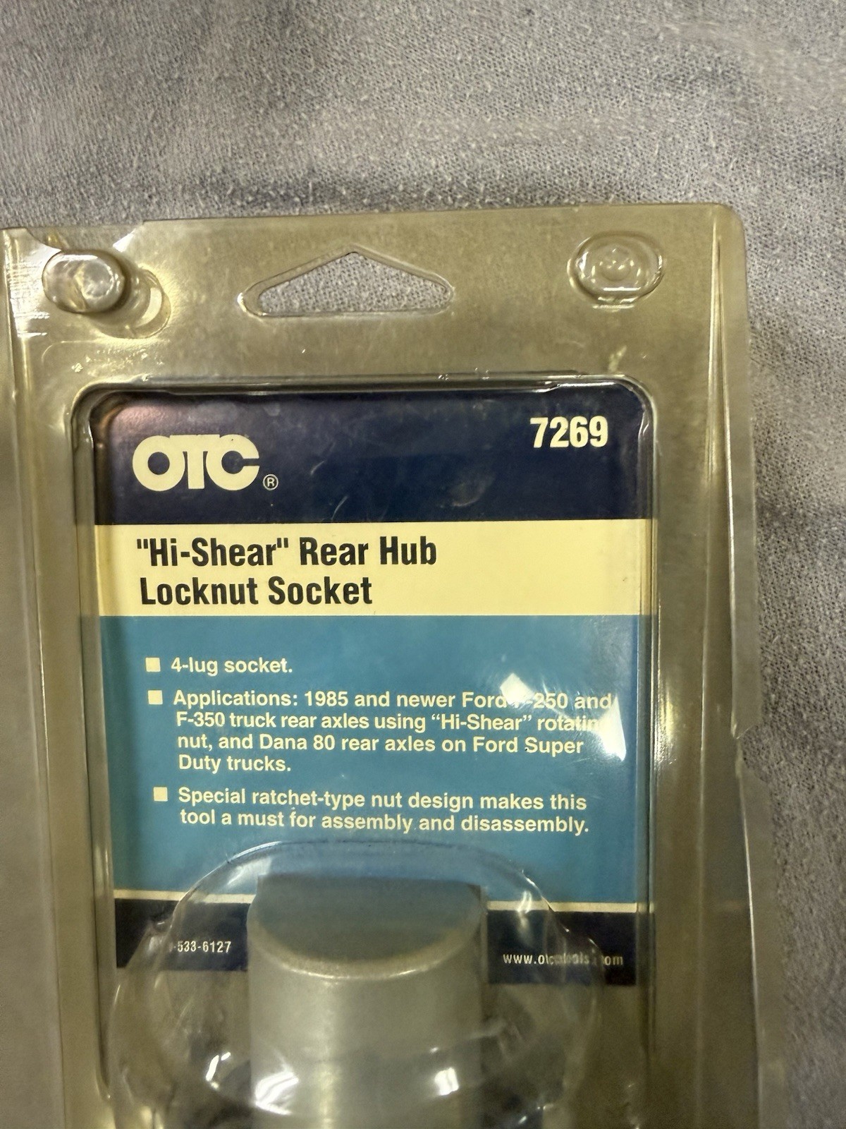 Hub Socket, 2 1/4 in. Hex, 1/2 in. Drive, Dodge, Ford/GM, Manual Hubs, 4WD
