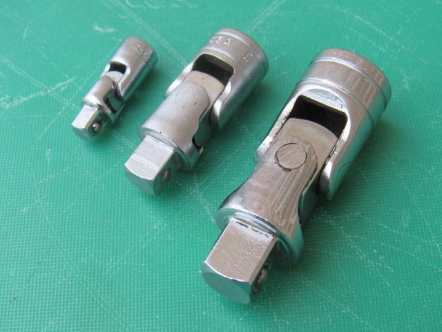SNAP ON 103UFTS 1/4″ 3/8″ 1/2″ 3 PIECE UNIVERSAL SWIVEL JOINT SET TMU8 FU8A S8