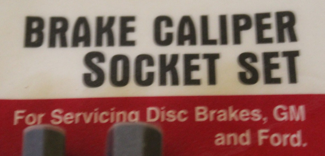 LISLE 12550 BRAKE CALIPER SOCKET SET