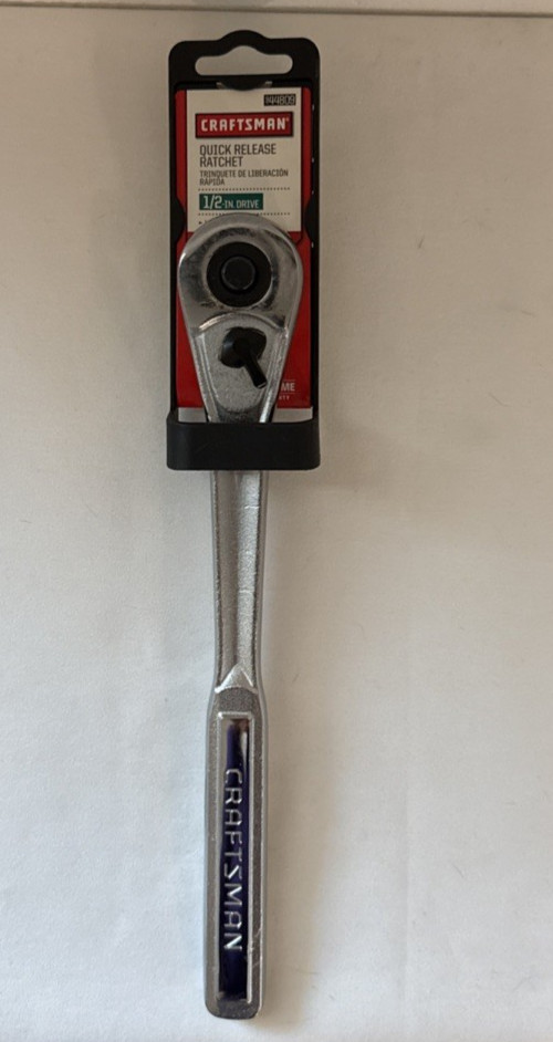 Sears Craftsman Quick Release Ratchet 1/2″ Drive 44809 NOS Free Shipping