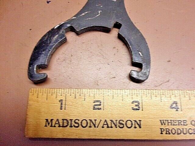Vintage Unbranded C Hook Spanner Wrench 2 Sizes 9 3/4″ Long