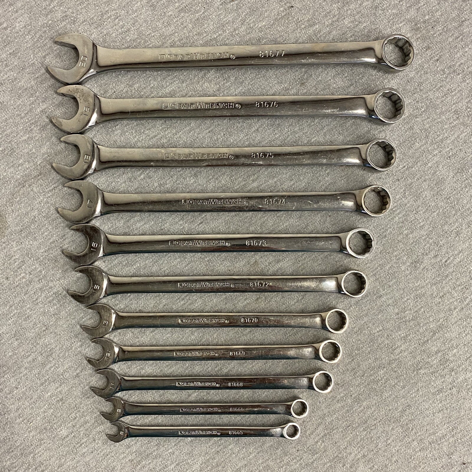 GearWrench 11pc 12-Point Metric Combination Wrench Set – 8mm-20mm