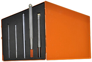 Knkut 5Kk9-Lh 5 Piece Lh Carbide Tipped Hard Steel Left Hand Drill Bit Set