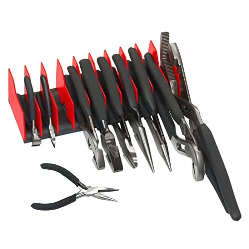 Ernst 5502 No-Slip 10 Tool Plier Organizer – Orange