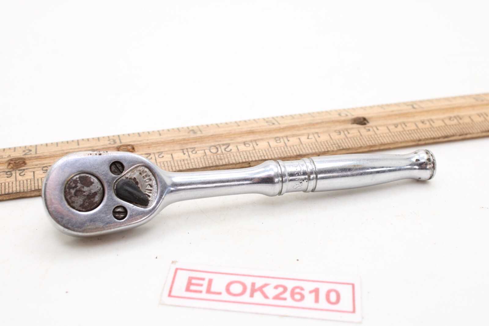 Snap-on Tools TM70B 1/4” Drive Ratchet 4-1/4” Length Chrome USA