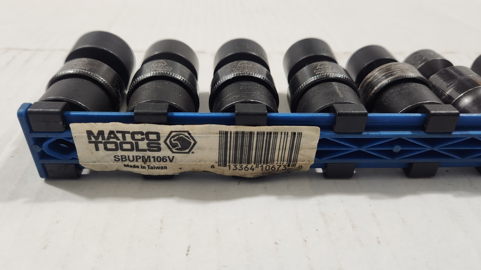 Matco 10-19MM ADV 10 Pc. 3/8″ Metric 6 Point Swivel Universal IMPACT Socket Set