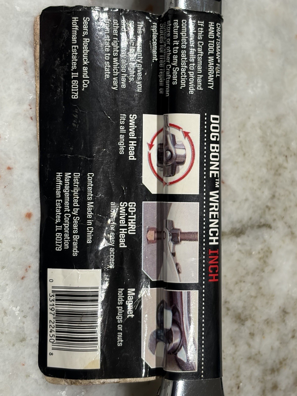Craftsman 8 In 1 Dog Bone Wrench SAE 14277 NEW