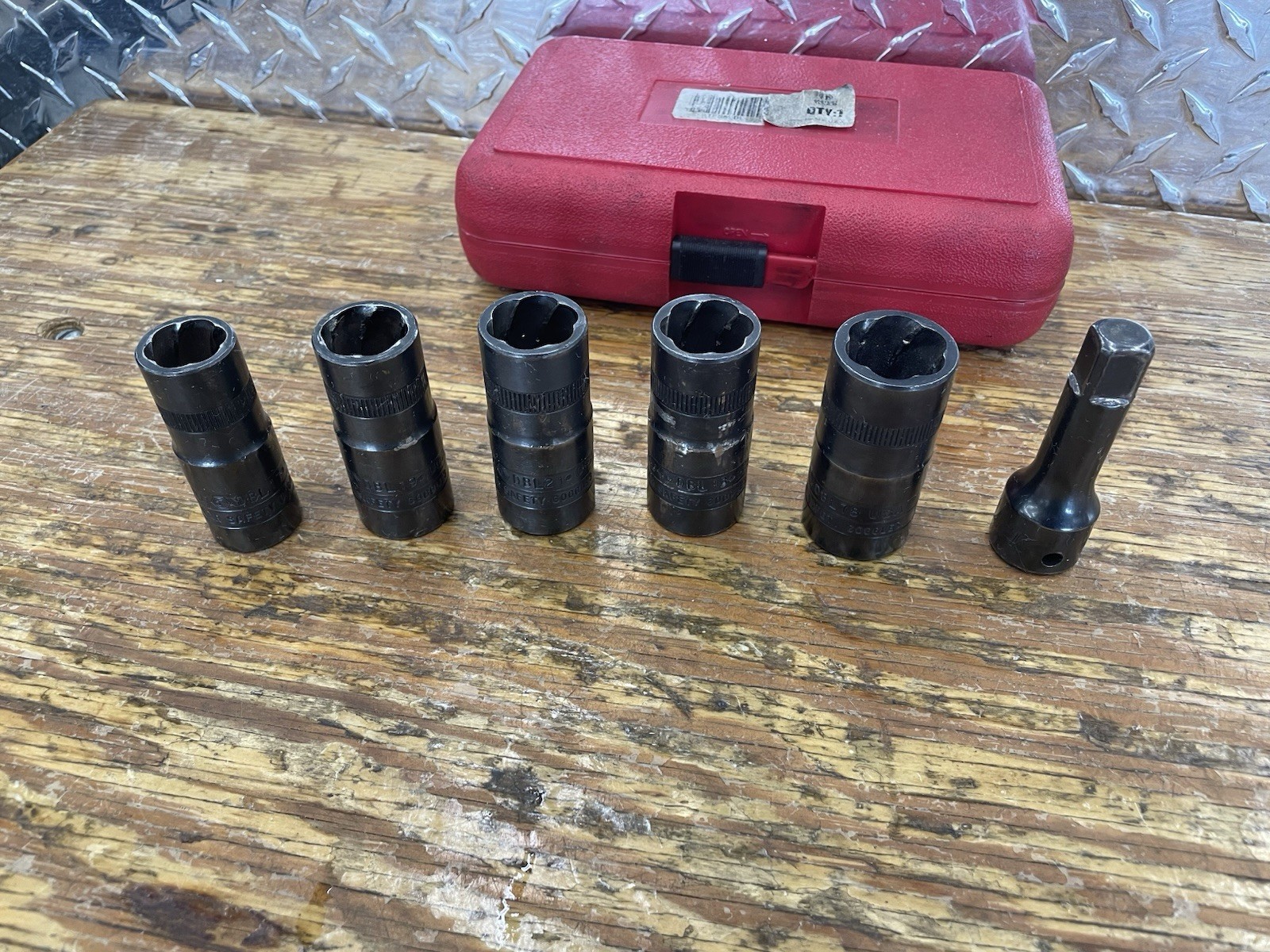 Matco Tools 5 Piece 1/2 Drive Flip Socket Set TFS5DBL