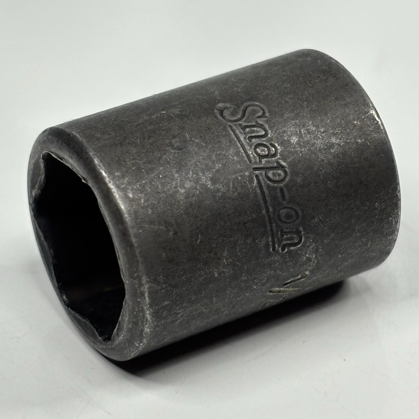 Snap On IMF160 3/8 Dr 6Pt SAE 1/2 Flank Dr Shallow Impact Socket USA VTG 1991