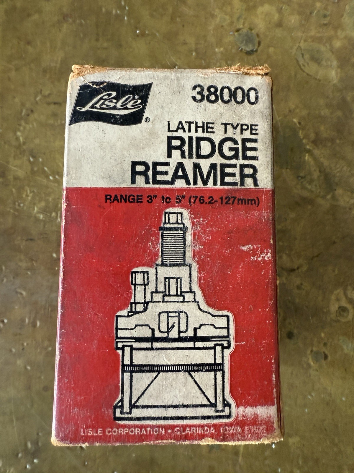 Lisle RIDGE REAMER 3” To 5”. Lathe Type 38000