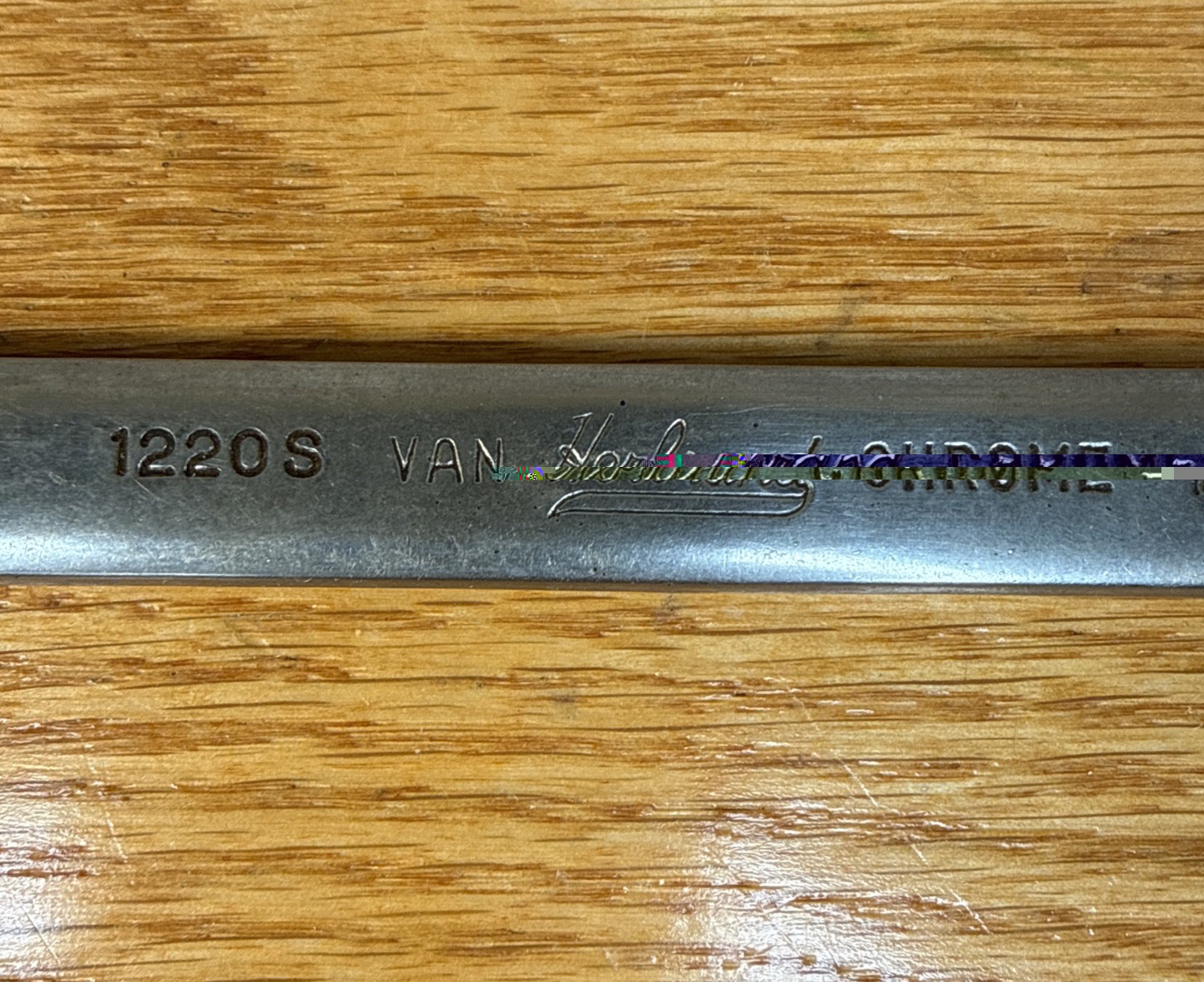1940s Van Herbrand Chrome 1220S 5/8” Combination Wrench