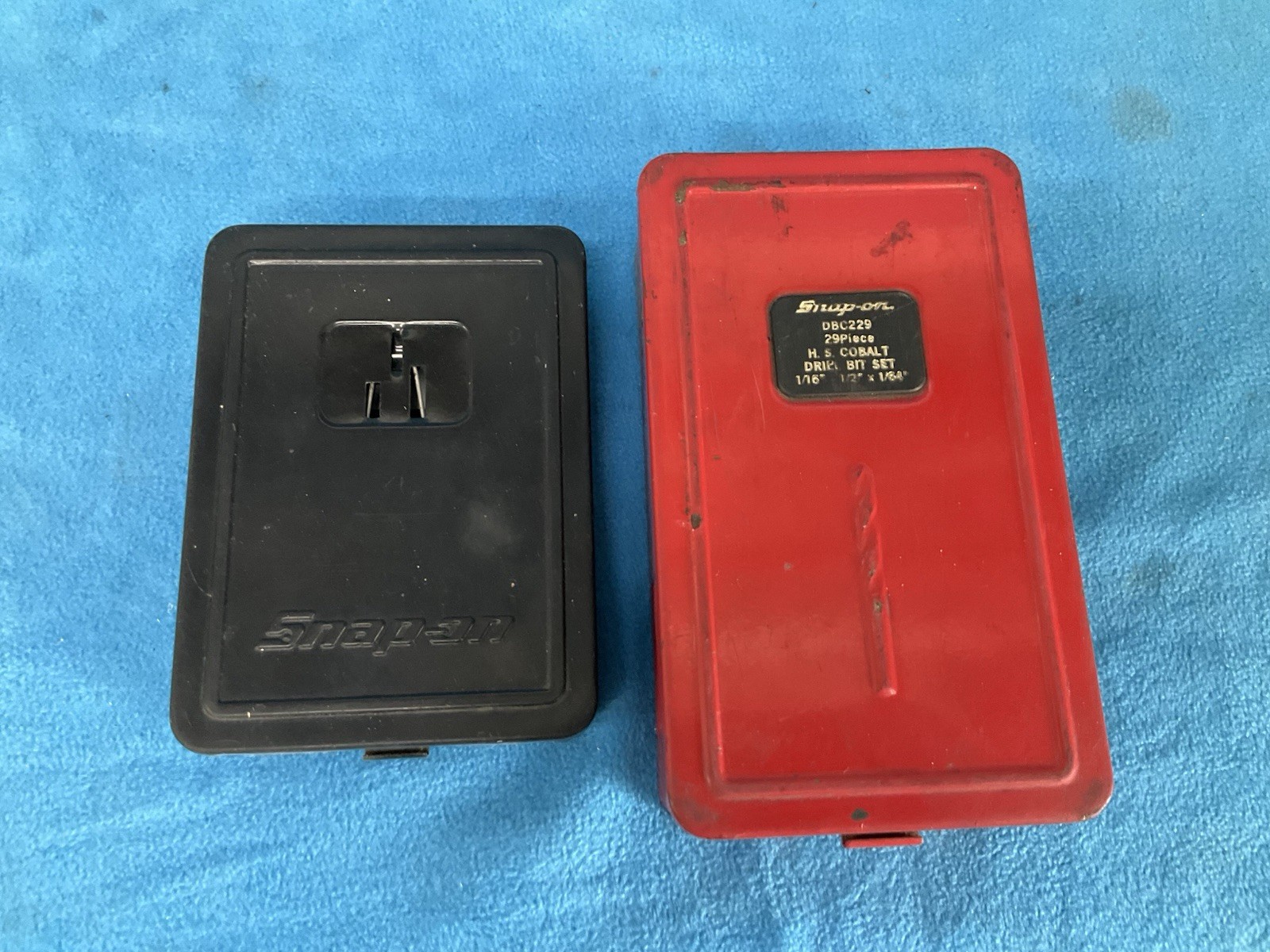 Snap On Drill Bits Case Two Incomplete Sets