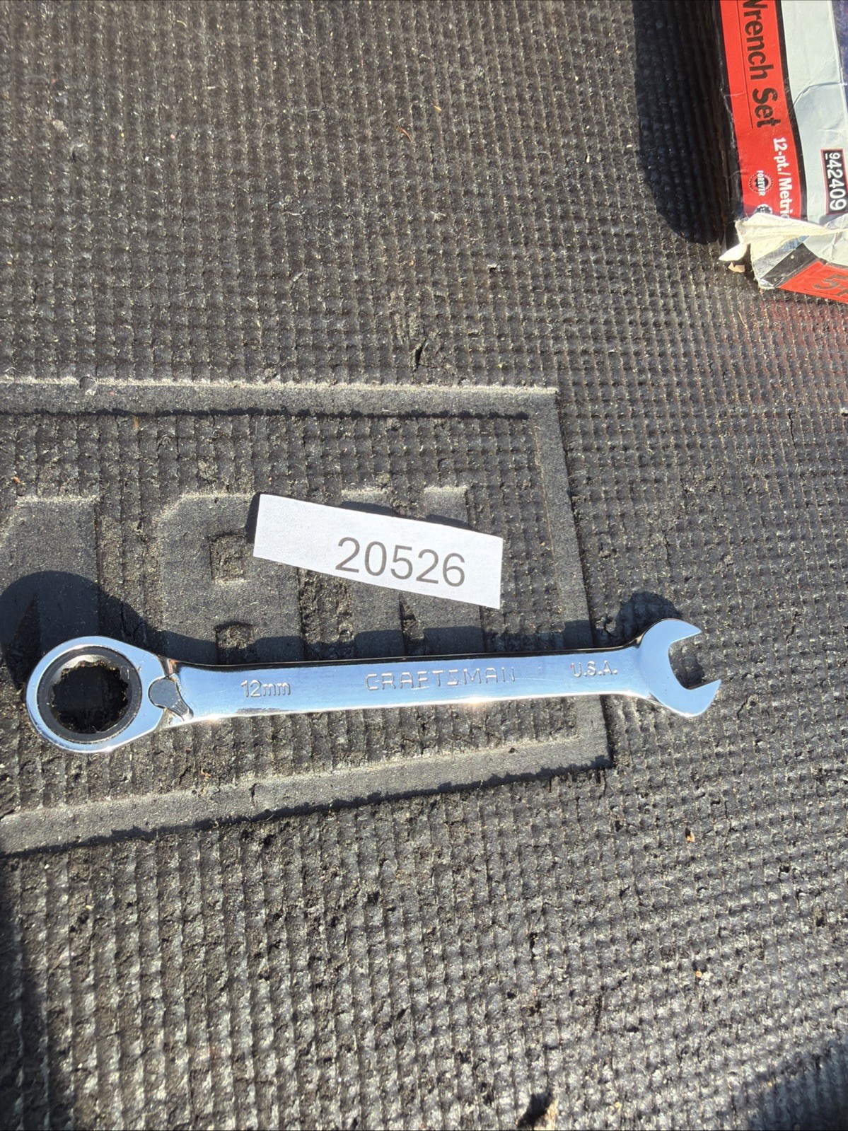 Craftsman USA Made 42423 GK-C 12mm Reversible Ratcheting Combination Wrench 12PT