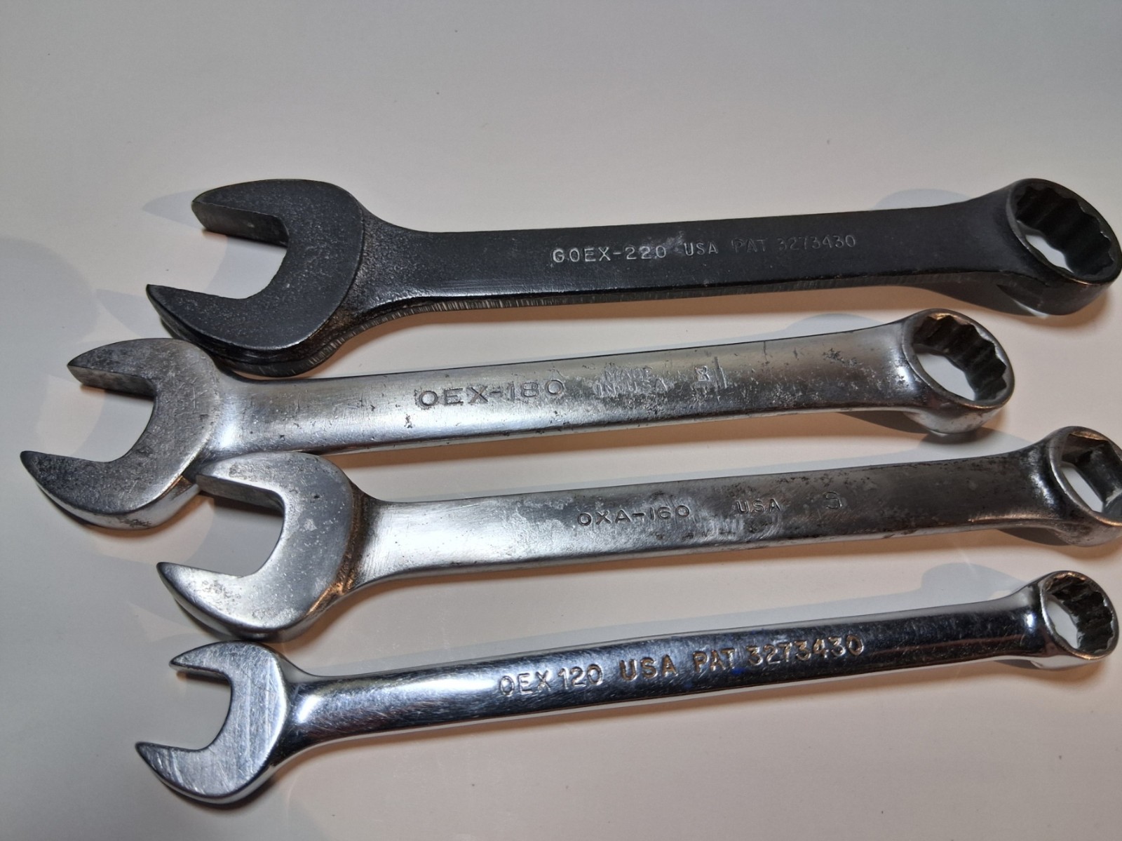 Snap On 4pc combo wrench lot