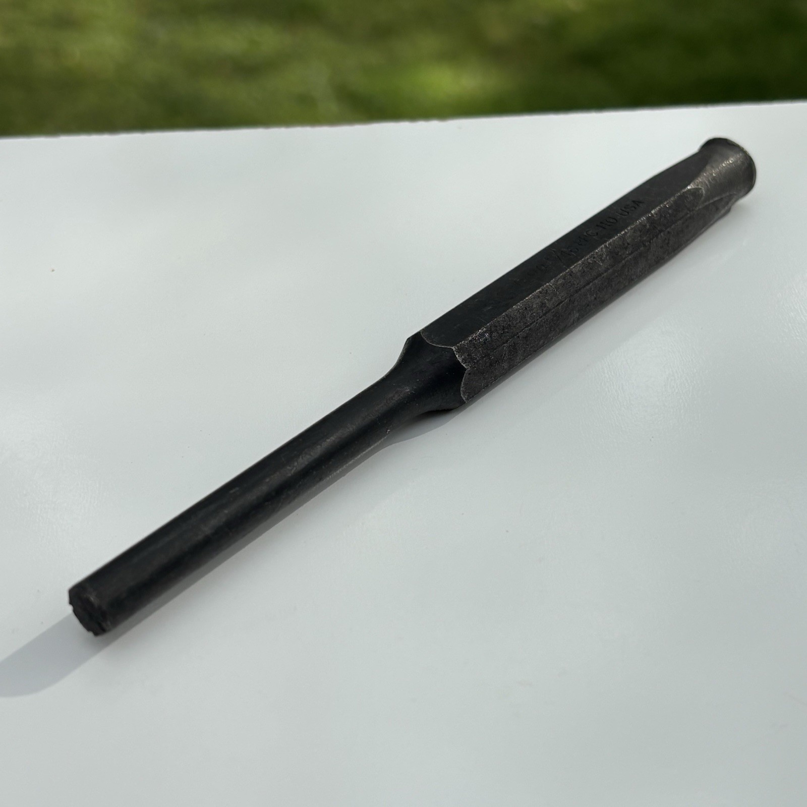 Snap On Tools PPC110 6-1/4 Long Black Oxide Pin Punch 5/16” Round Point USA VTG