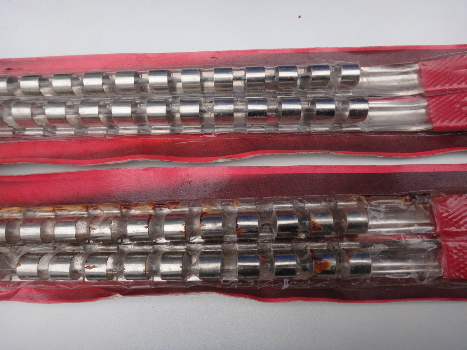 Craftsman 1/2″ Drive Socket Rail 9-41325 2 Pack NOS Red Plastic Handle Slide