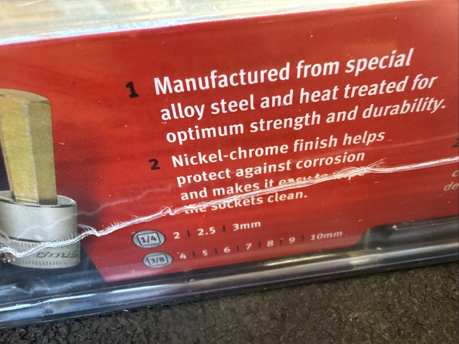 For Snap-on 1/4″ 3/8″ dr 2 to 10 mm Allen Hex Socket Driver SET 210EFTAMY Sealed