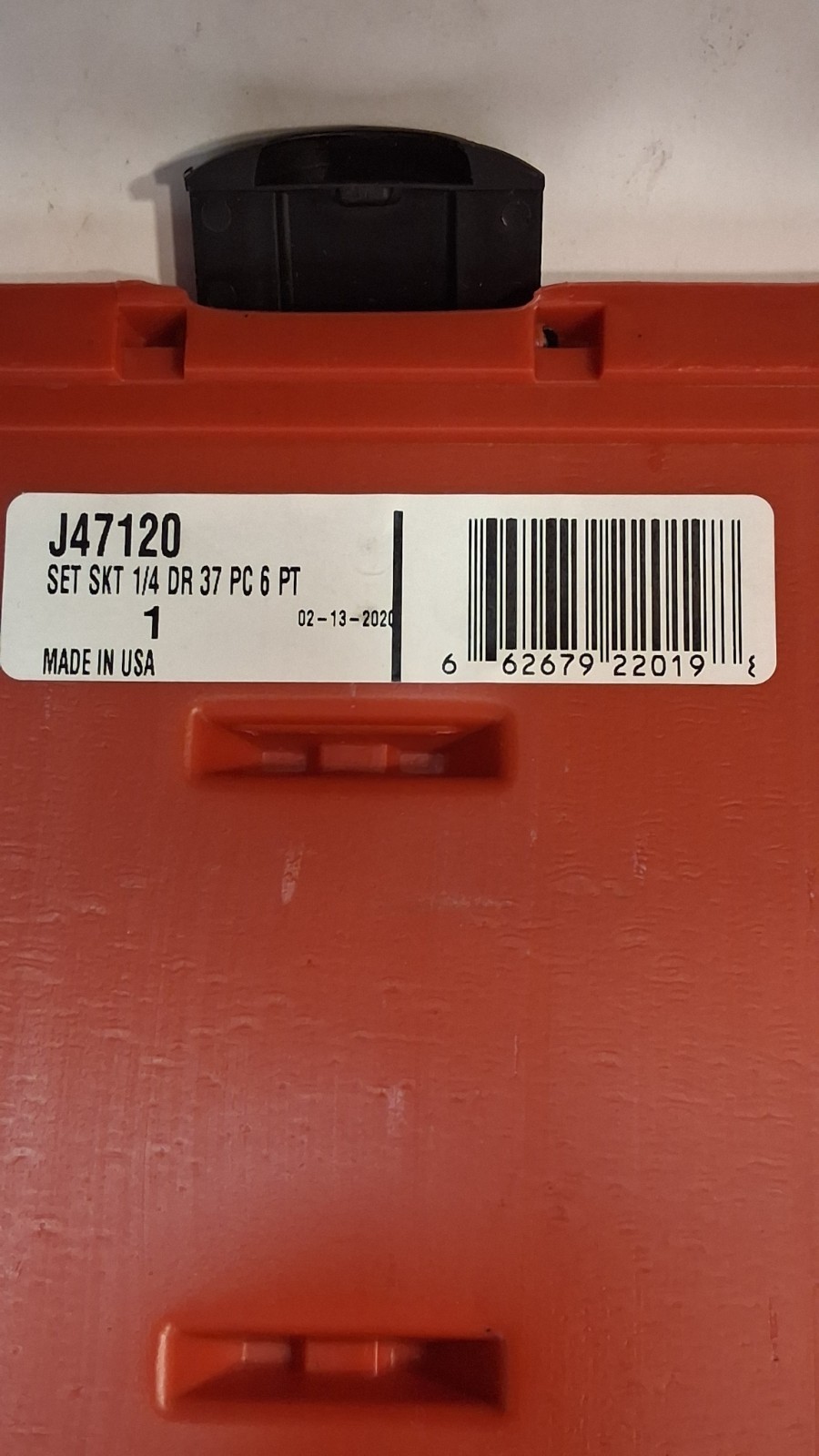 STANLEY PROTO «PROFESSIONAL» J47120 SAE 37-PIECE 1/4″ DRIVE SOCKET SET *USA*