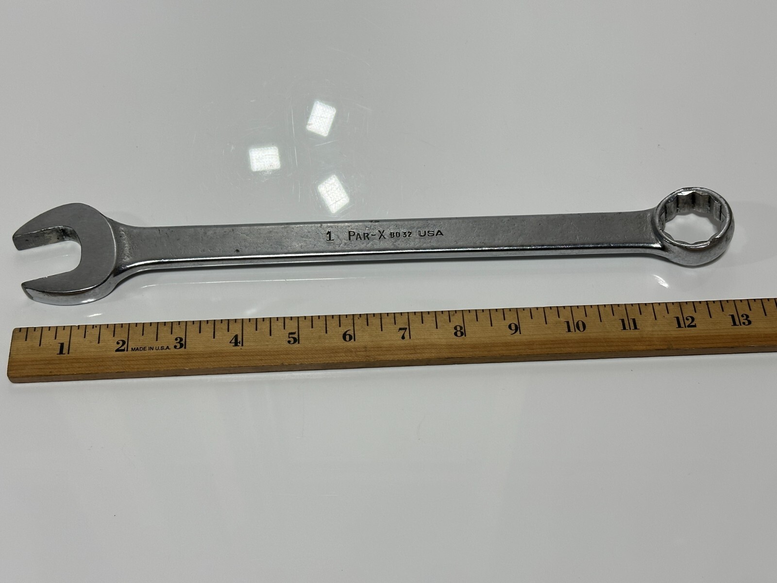Par-X USA MADE BO32 Standard 1″ SAE Combination Wrench, 12 Point