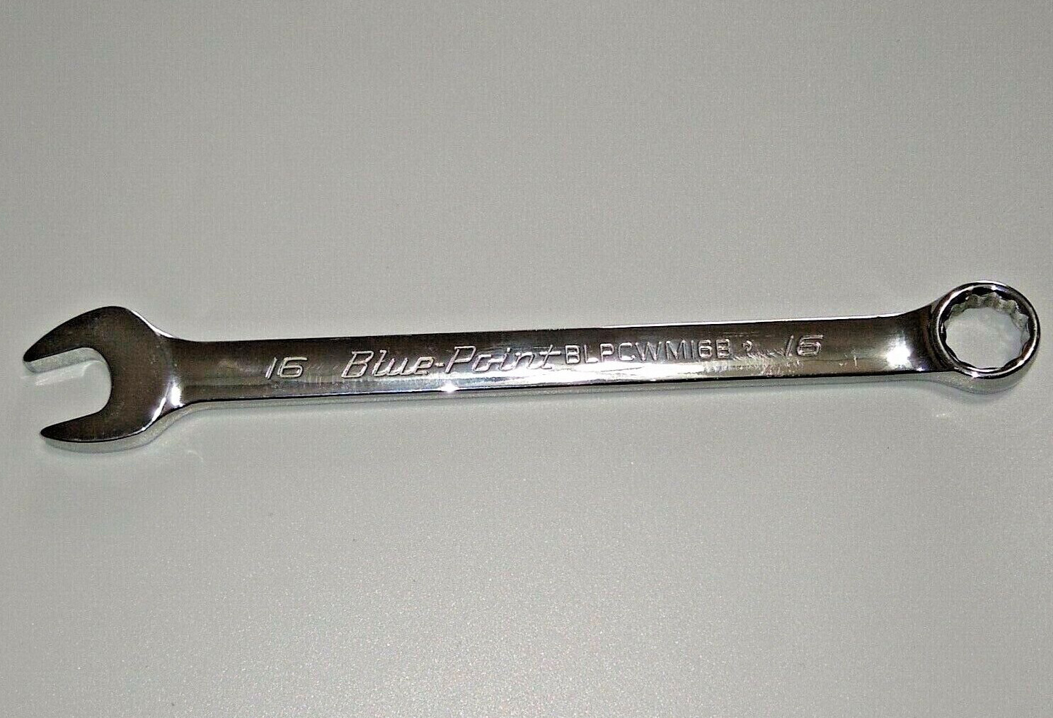 Blue Point BLPCWM16B, 16MM. Combination Wrench, 9.1″ Long, 12 Pt. *GLOSS FINISH*